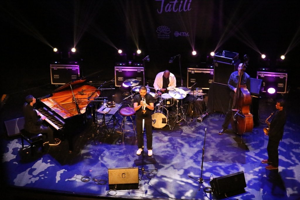 İbrahim Maalouf di panggung Festival Jazz Nilüfer, Bursa, Türkiye, 3 Juli 2016. (Foto milik organisasi)