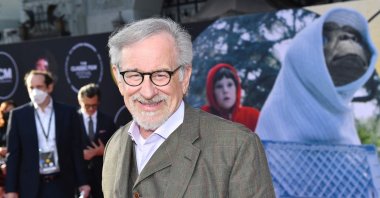 U.S. director Steven Spielberg attends the 40th Anniversary Screening of &quot;E.T. the Extra-Terrestrial&quot; in California, U.S., April 21, 2022. (AFP Photo)