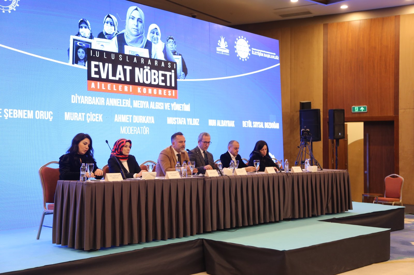 A panel speaks at the International Child Watch Congress, in Nevşehir, central Türkiye, Jan. 7, 2023. (AA Photo)