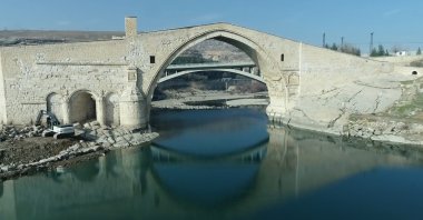 Malabadi Bridge, Diyarbakır, Türkiye, Jan. 7, 2023. (DHA Photo)