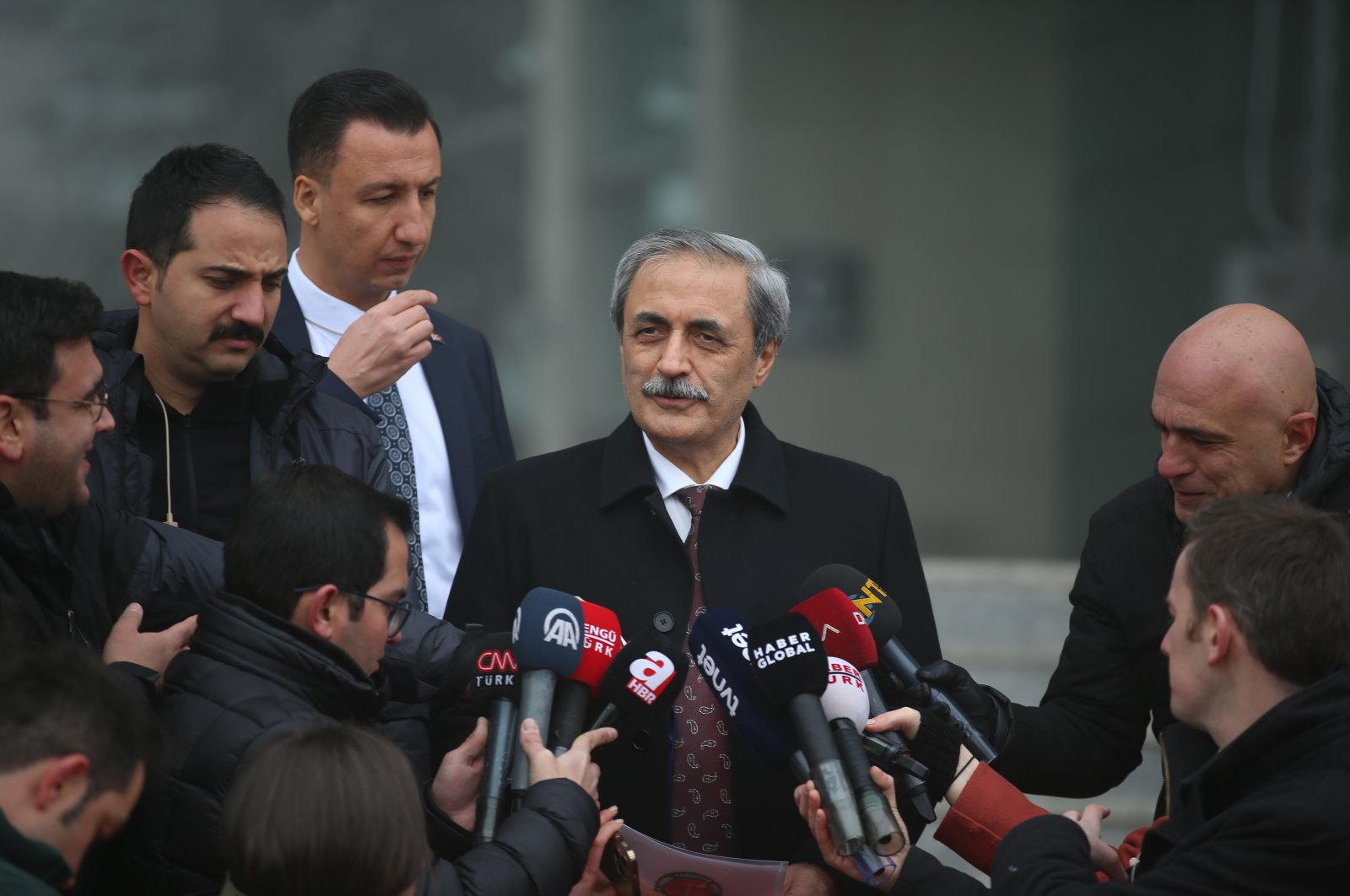 Chief Public Prosecutor Bekir Şahin speaks to reporters, in the capital Ankara, Türkiye, Jan. 10, 2023. (AA Photo)