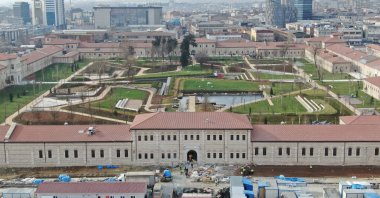 A general view of Rami Library after the restoration, Eyüp, Istanbul, Türkiye, Jan. 11, 2023. (DHA Photo)
