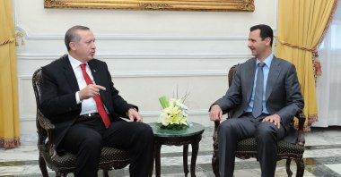 Then-Prime Minister Recep Tayyip Erdoğan meets with Syria's Bashar Assad in Aleppo city, Syria, Feb. 6, 2011. (Reuters File Photo)