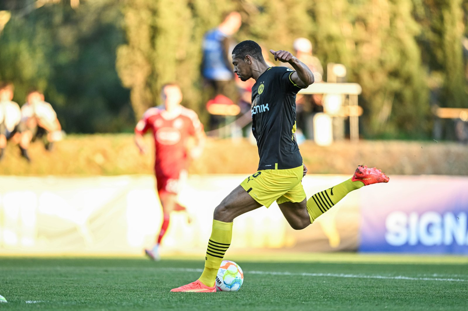 Haller makes first Dortmund appearance after cancer battle