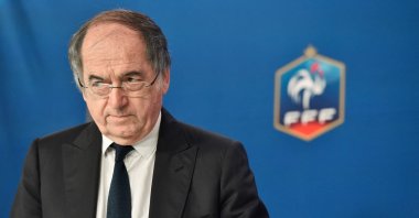 French Football Federation (FFF) President Noel Le Graet gives a press conference on the Euro 2016 football tournament, Paris, France, July 12, 2016 (AFP Photo)