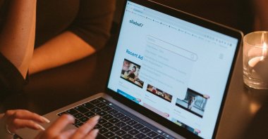 The website of Alladsof is seen on a computer in this photo provided by the wide-ranging advertising search engine. (Courtesy of Alladsof)