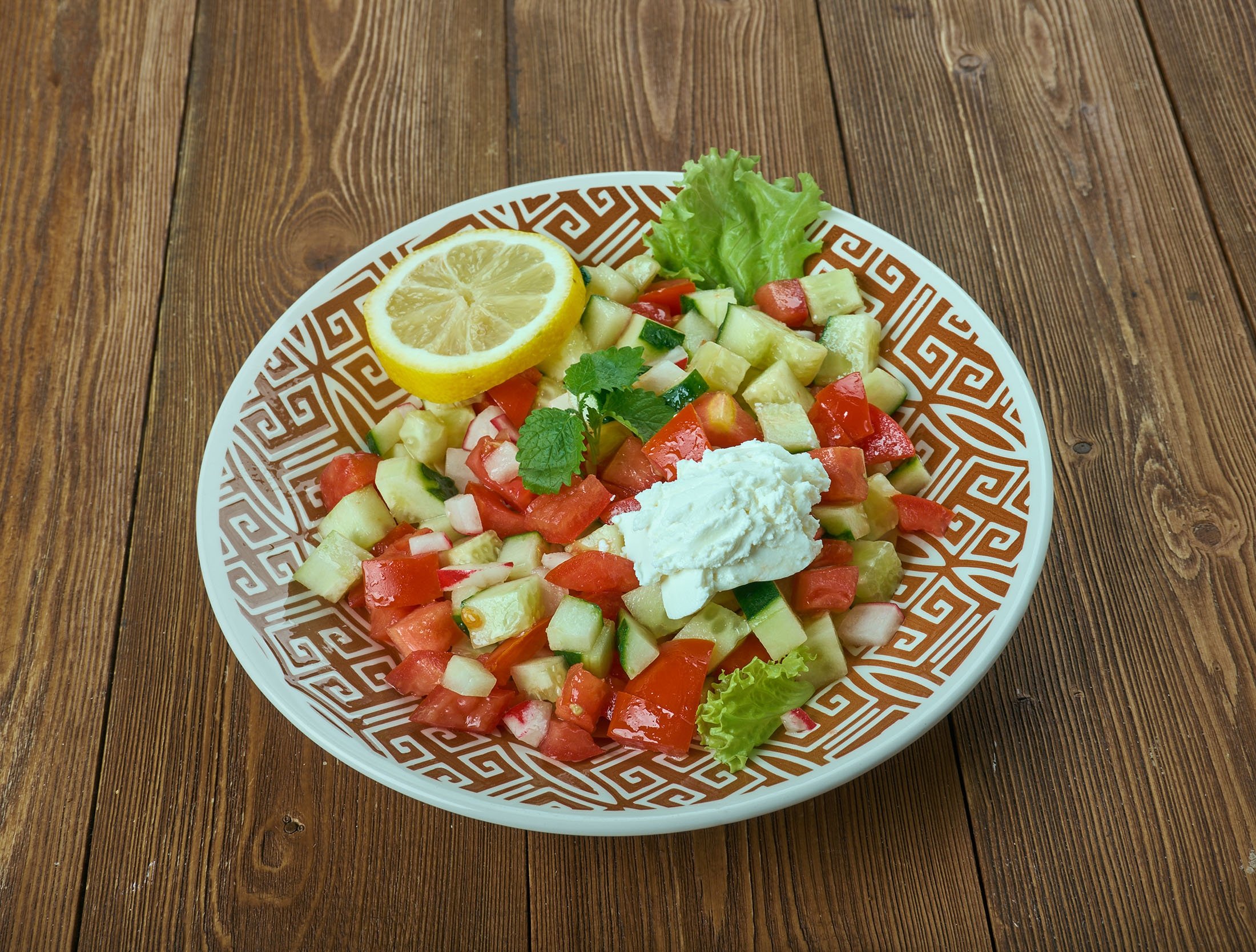 Salad Shepherd adalah bagian tradisional dari masakan Turki.  (Foto Shutterstock)