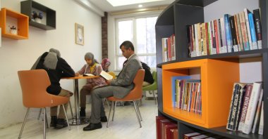 In Şanlıurfa, 974 new libraries have been inaugurated in schools as part of the "No Schools Without Libraries" project, Şanlıurfa, Türkiye, Jan. 14, 2023. (AA Photo)