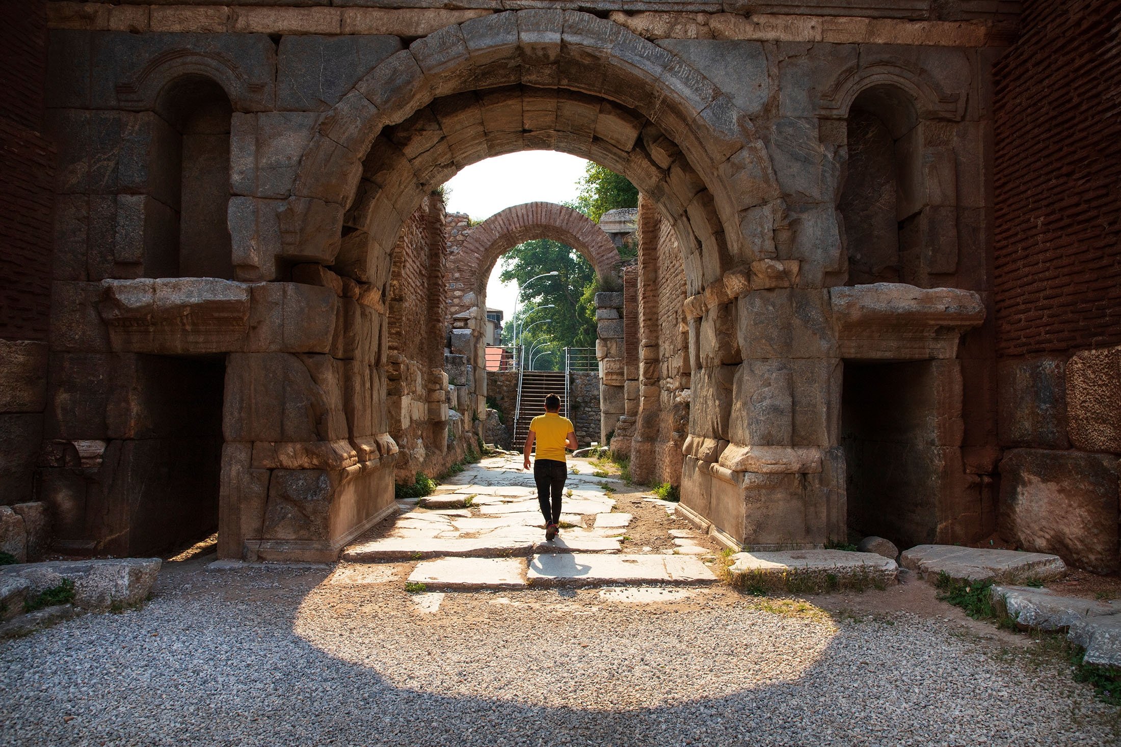 Bursa, Türkiye'de antik İznik Kalesi'nin tarihi bir kapısı.  (Shutterstock Fotoğrafı)