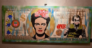 &quot;One Billion Art&quot; by Ebru Kocaer, Istanbul, Türkiye, Jan. 13, 2023. (Photo courtesy of Art for Goodness Association)