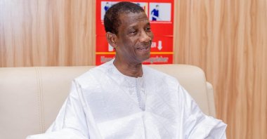 This undated photo shows Gambia's Vice-President Badara Alieu Joof in Banjul, Gambia. (Photo courtesy: Kerrfatou on Twitter)