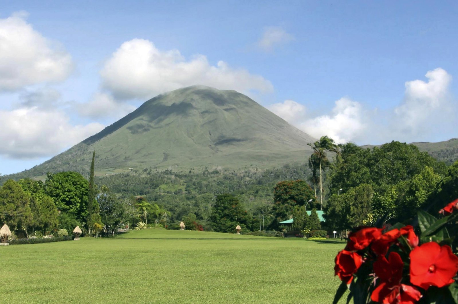 A view of Mt. Lokon in north Sulawesi, Indonesia, July 18, 2011. (AP Photo)