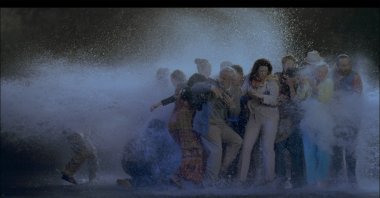&quot;The Raft&quot; by Bill Viola, video installation, digital color high definition video-projection with surround sound. (Photo Courtesy of Odunpazarı Modern Museum)