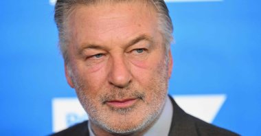 Actor Alec Baldwin arrives for the 2022 Robert F. Kennedy Human Rights Ripple of Hope Award Gala in New York, U.S., Dec. 6, 2022. (AFP Photo)