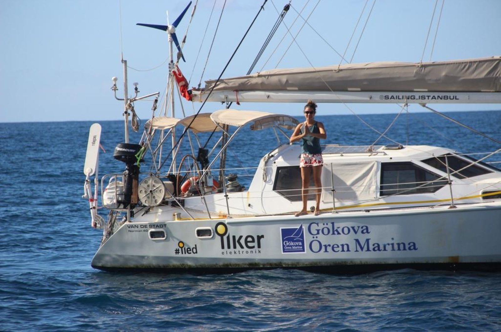 Mireli menjadi wanita Turki pertama yang berlayar sendirian melintasi Samudra Atlantik