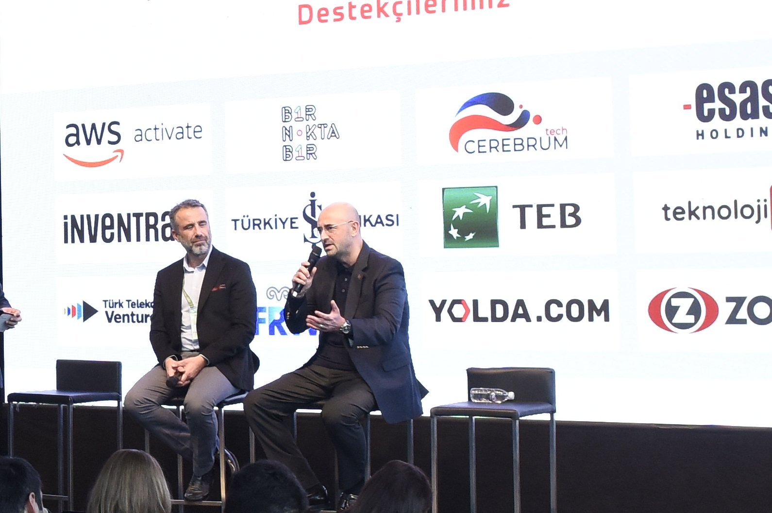 Altan Küçükçınar (L), head of the Venture Capital Assembly of the Union of Chambers and Commodity Exchanges of Türkiye (TOBB), and Deputy Chair Murat Onuk. (Courtesy of startups.watch)