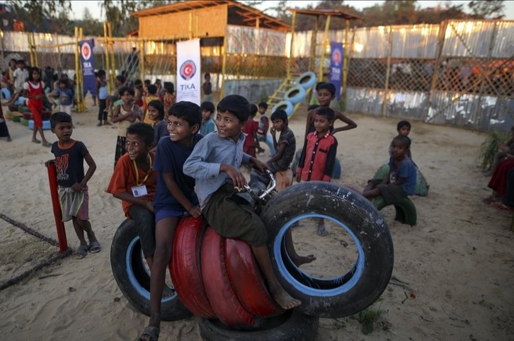 Badan bantuan Turki membuka taman baru untuk anak-anak Rohingya di Bangladesh