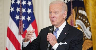 U.S. President Joe Biden speaks at the White House, Washington, D.C., Jan. 20, 2023. (AFP Photo)