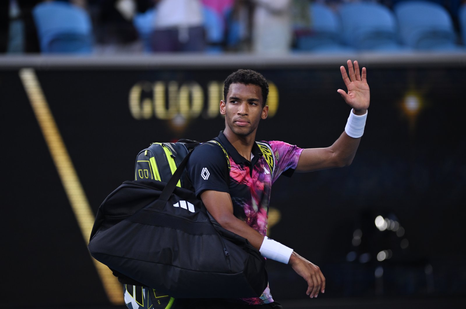 Canada&#039;s Felix Auger-Aliassime walks from the court following his loss to Czech Republic&#039;s Jiri Lehecka in the 4th round at the 2023 Australian Open tennis tournament, Melbourne, Australia, Jan. 22, 2023. (EPA Photo)