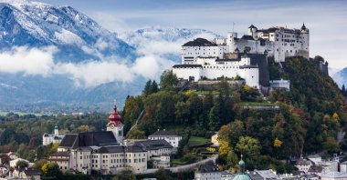 A beautiful view of Hohensalzburg Fortress, in Salzburg, Austria. (Shutterstock Photo)