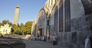 The Church of St. Mary of Zion in Axum, in the Tigray region of Ethiopia, Nov. 4, 2013. (AP Photo)