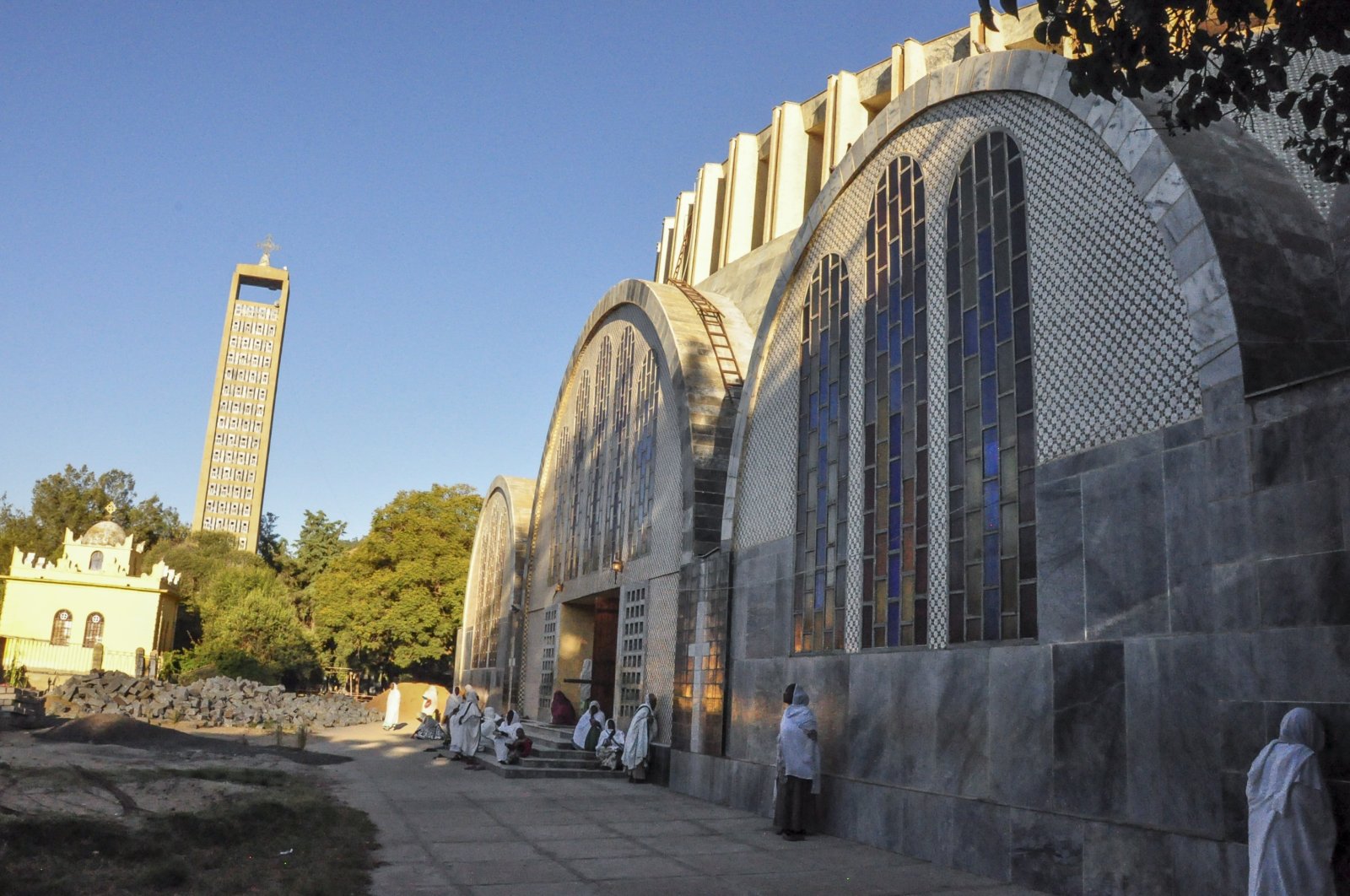 The Church of St. Mary of Zion in Axum, in the Tigray region of Ethiopia, Nov. 4, 2013. (AP Photo)