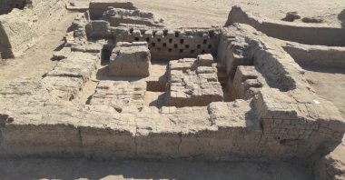 A newly discovered historical settlement, in Luxor, Egypt, Jan. 24, 2023. (AA Photo)