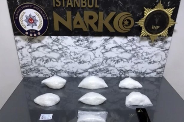 Anti-narkotika Istanbul menyita sabu senilai TL 1 juta