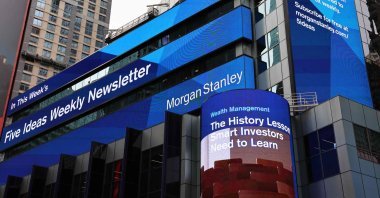 The Morgan Stanley headquarters building is seen in New York, U.S., Jan. 17, 2023. (AFP Photo)