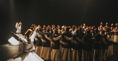 A performance by the Istanbul Sufi Ceremonies Ensemble. (Photo courtesy of Yunus Emre Institute London)