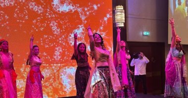 India's 74th Republic Day was celebrated at an event in the capital Ankara, Türkiye, Jan. 26, 2023. (DHA Photo)