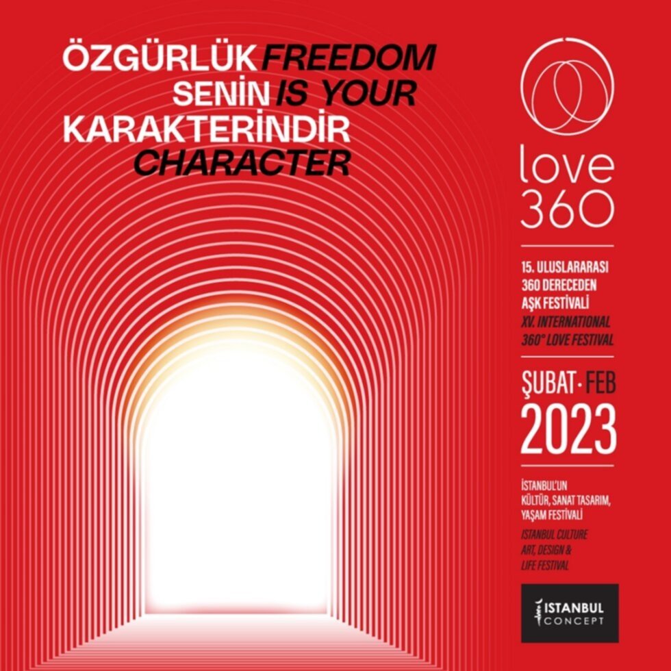 Poster of the "Love 360 Fest." (Photo courtesy of Istanbul Concept)