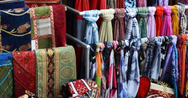 Anatolian fabrics for rugs and shawls. (Shutterstock Photo)