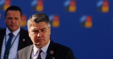 Croatian President Zoran Milanovic attends a NATO summit in Madrid, Spain June 30, 2022. (Reuters File Photo)