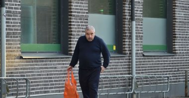 Harun Tokak on a street in Malmö, Sweden, Jan. 31, 2023. (Photo by Abdurrahman Şimşek)