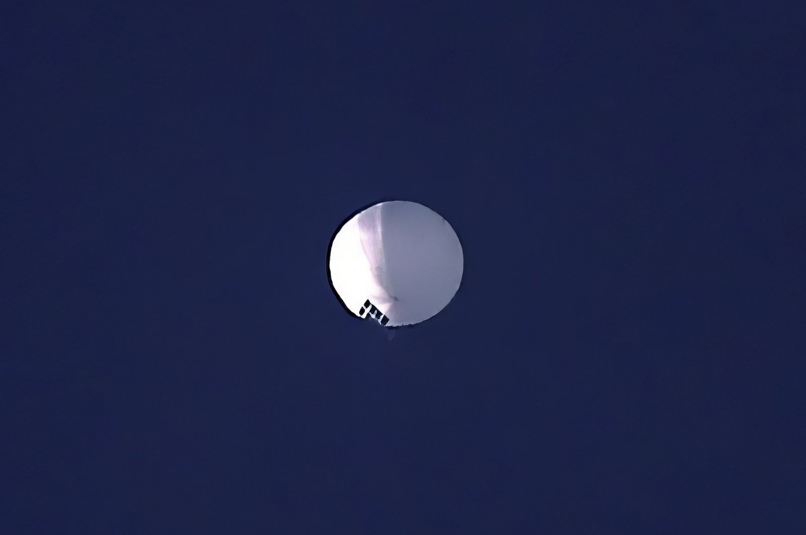 A high altitude balloon floats over Billings, Montana, U.S., Feb. 1, 2023. (AP Photo)