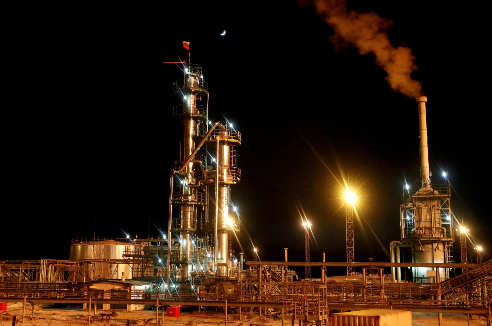 A diesel plant in the Yarakta Oil Field, owned by Irkutsk Oil Company (INK), in Irkutsk Region, Russia, March 10, 2019. (Reuters Photo)