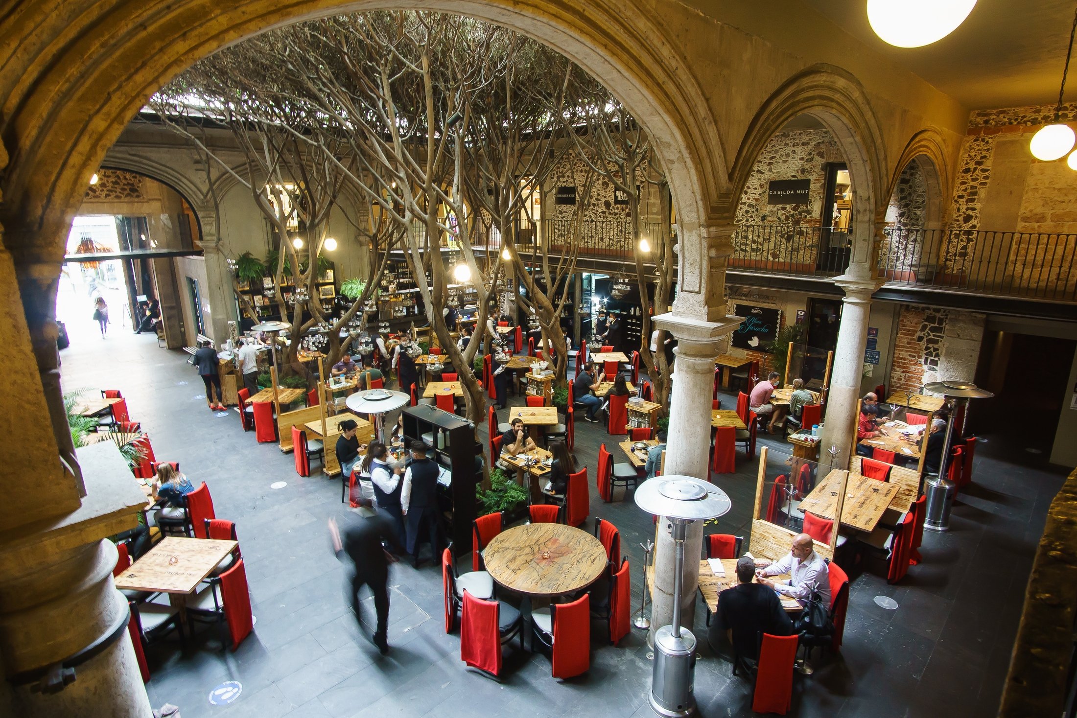 Restoran Azul Historico di Mexico City, Mexico City, Meksiko, 18 Januari 2022. (Foto dpa)