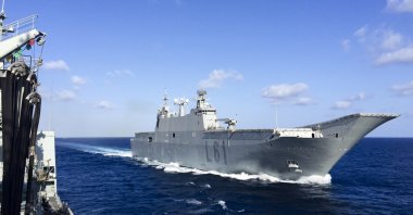 The Spanish Juan Carlos ship is seen in this photo provided on Feb. 7, 2023. (Photo: Defensagob)