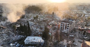 A view shows the aftermath of the deadly earthquake in Hatay, southern Türkiye, Feb. 9, 2023. (Reuters Photo)