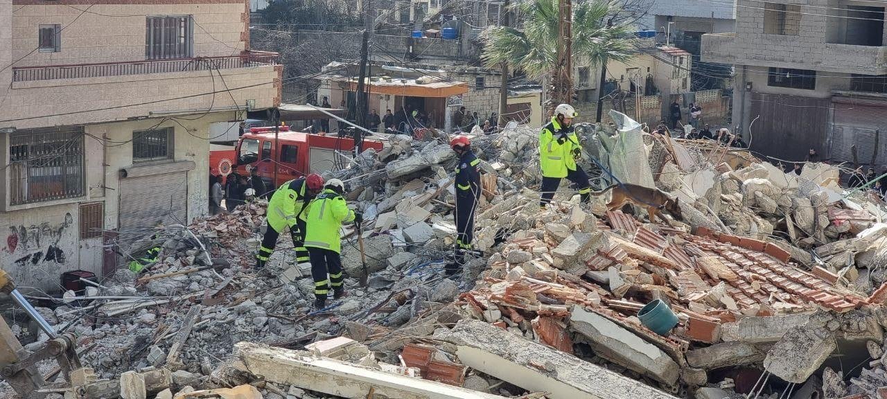 United Arab Emirates rescue teams are seen in Kahramanmaraş province, Türkiye, Feb.11, 2023 (Courtesy of the UAE embassy in Ankara)
