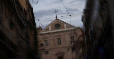 A church is seen on the day Portugal's commission investigating allegations of historical child sexual abuse by members of the Portuguese Catholic church will unveil its report, Lisbon, Portugal, Feb. 13, 2023. (Reuters Photo)