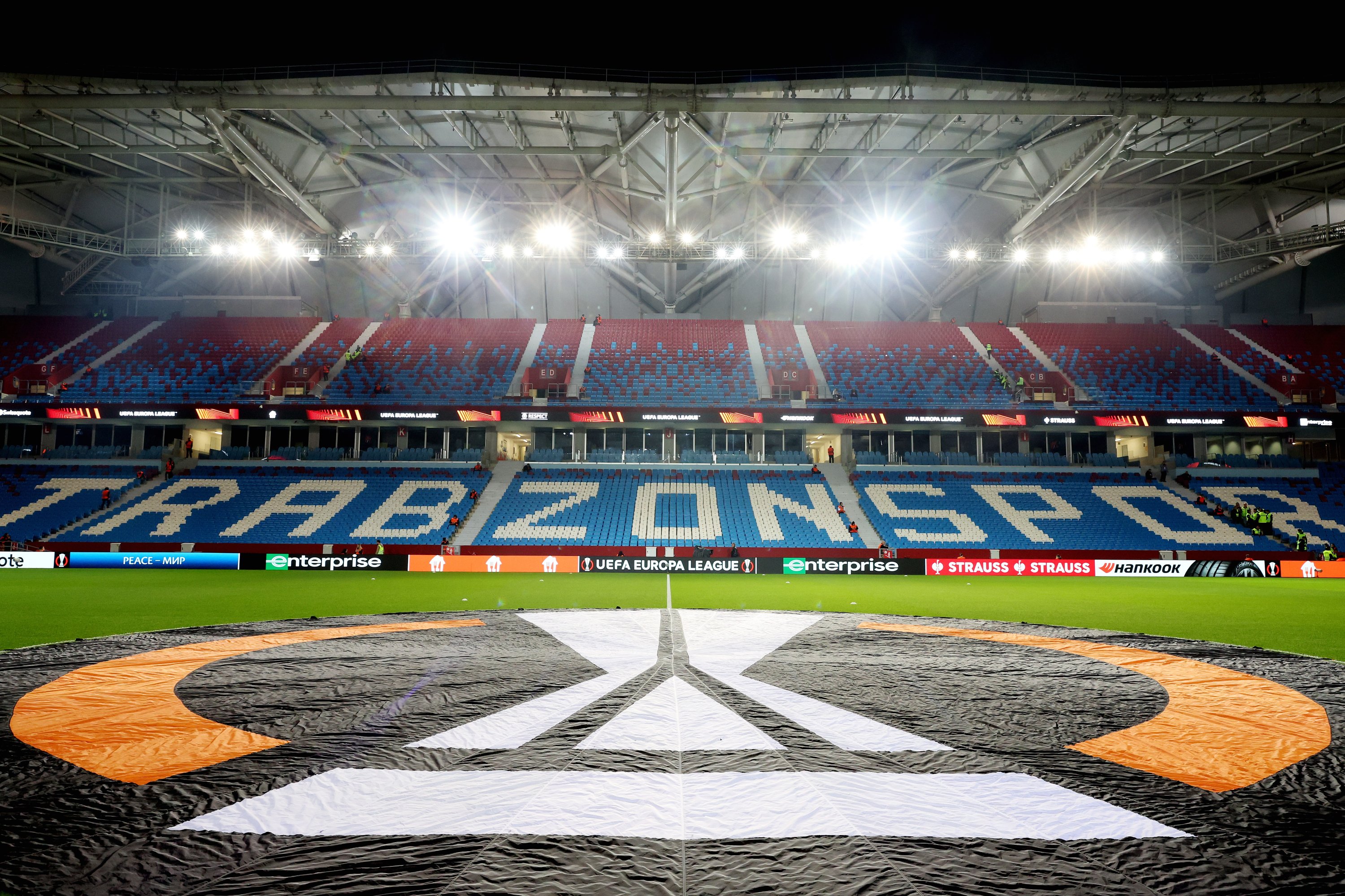 General view of stadium before the UEFA Europa League, Group G, News  Photo - Getty Images