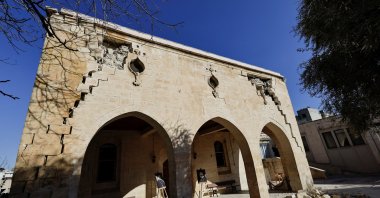A view of the damaged Syriac Orthodox Mor Peter and Mor Paul Church, in the aftermath of a deadly earthquake, in Adıyaman, Türkiye, Feb. 18, 2023. (Reuters Photo)