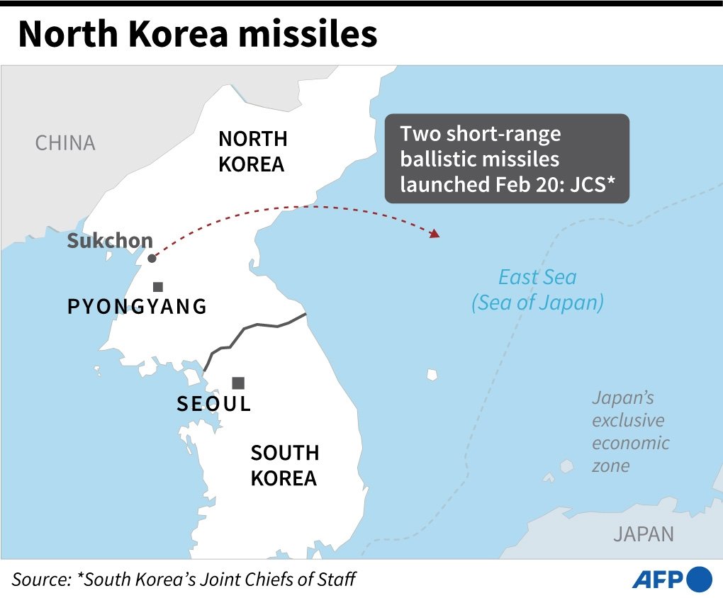 N. Korea hurls more missiles amid Pacific 'firing range' threats ...