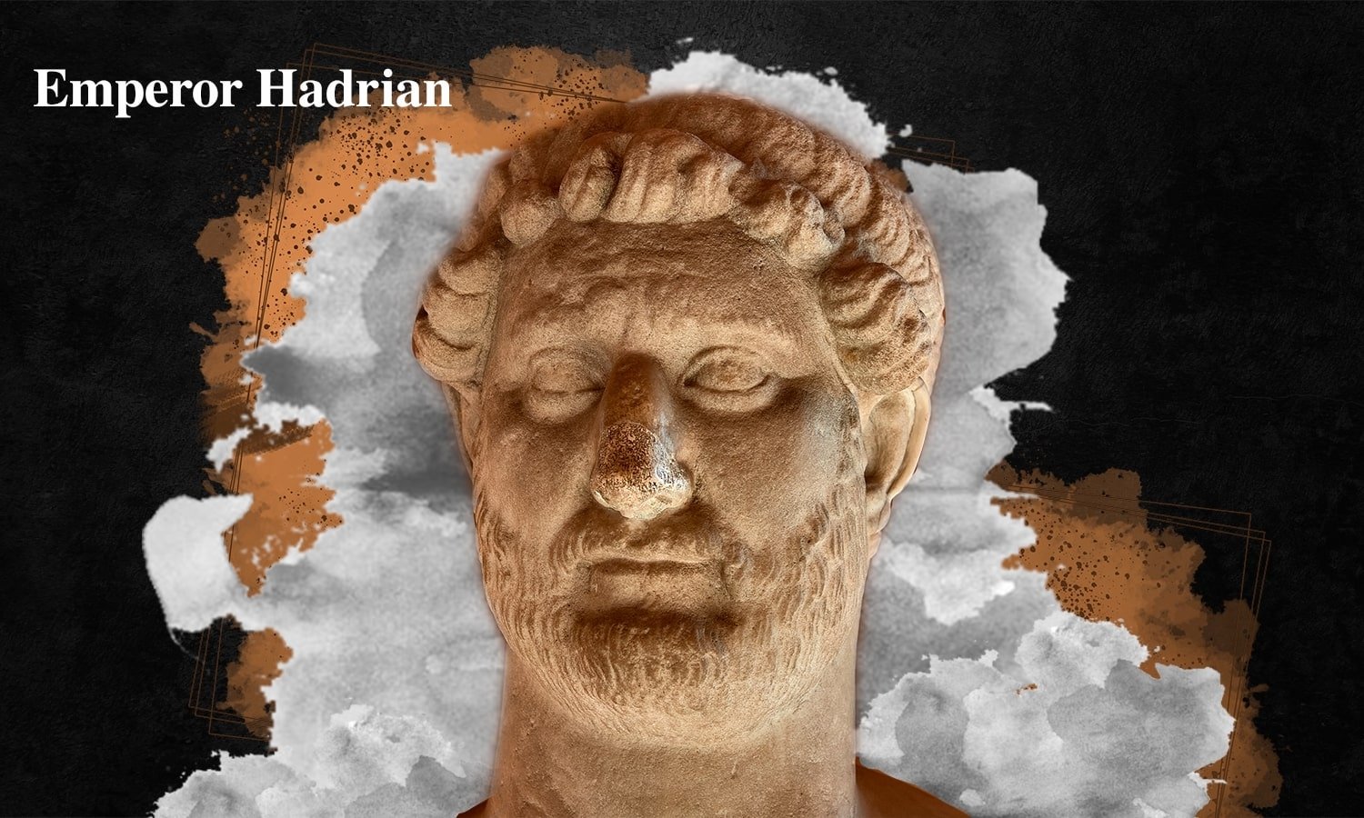 An illustration of Emperor Hadrian. (Wikipedia / Edited by Betül Tilmaç)