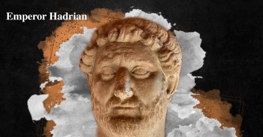 An illustration of Emperor Hadrian. (Wikipedia / Edited by Betül Tilmaç)
