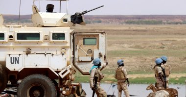 Senegalese U.N. peacekeepers seen during a mission in, Bamako, Mali, July 24, 2019. (AFP Photo)