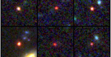 Images of six massive candidate galaxies, seen 540 million to 770 million years after the Big Bang, Outer Space. (Reuters Photo)