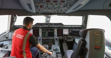 Turkish Technic provides maintenance services without labor charges to international airlines flying to Türkiye's earthquake-hit southeastern region. (Courtesy of THY)